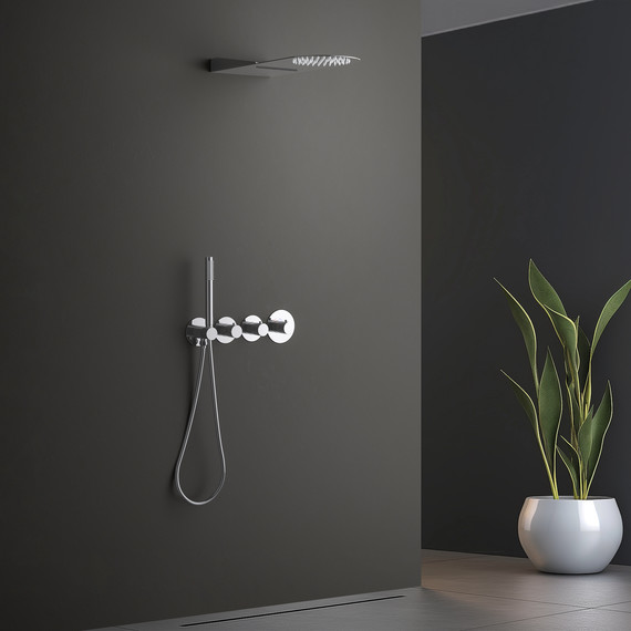 Душевая система для душа с термостатом Timo Saona SX-2350/00SM (со скрытой частью) фото 5