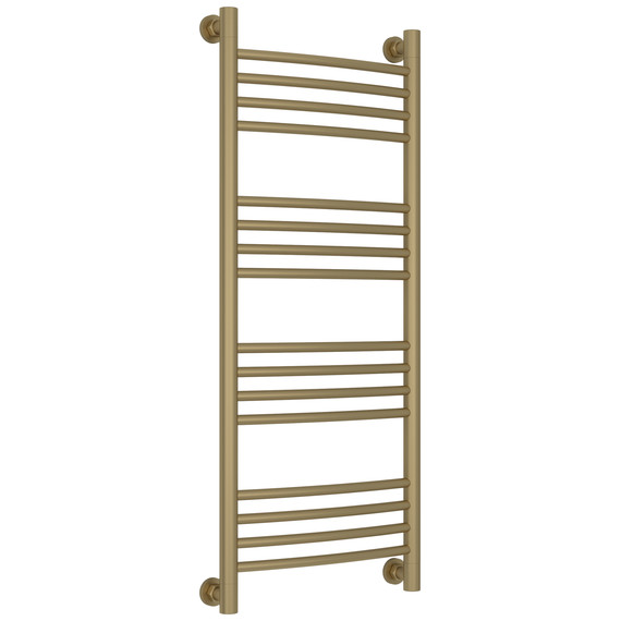 Полотенцесушитель водяной Сунержа Богема+ П16 400x1060 мм (выгнутая перемычка) 032-0221-1040, золото матовое фото 