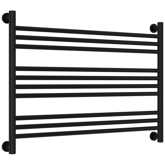 Полотенцесушитель водяной Сунержа Богема L П10 900x660 мм 31-0202-6090, чёрный матовый фото 