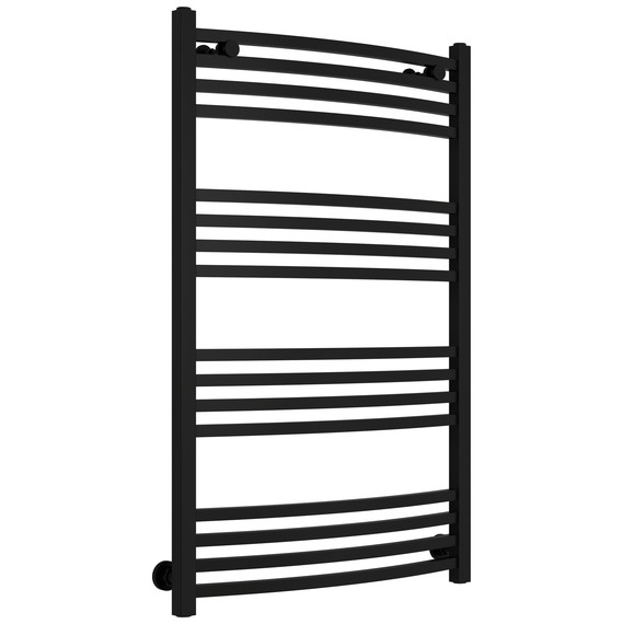 Полотенцесушитель водяной Сунержа Аркус П16 600x1000 мм 31-0251-1060, чёрный матовый фото 