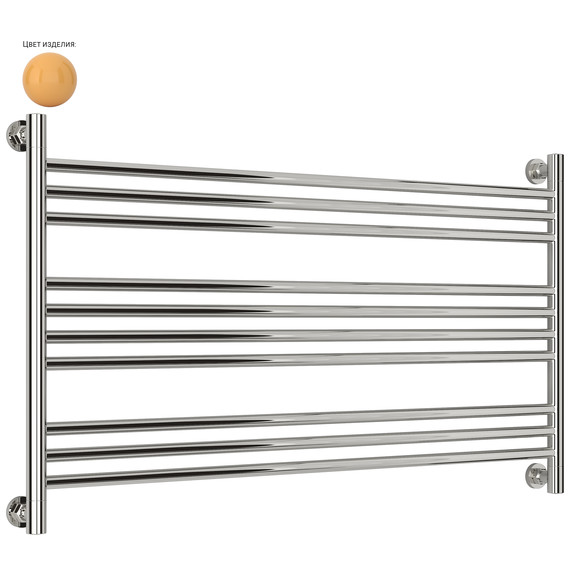 Полотенцесушитель водяной Сунержа Богема L П10 1100x660 мм 1017-0202-6011, шафраново-жёлтый фото 