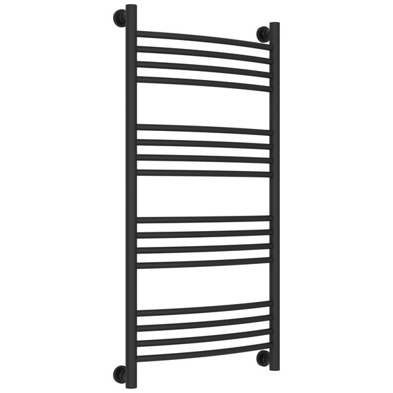 Полотенцесушитель водяной Сунержа Богема+ П16 500x1060 мм (выгнутая перемычка) 15-0221-1050, тёмный титан муар фото 