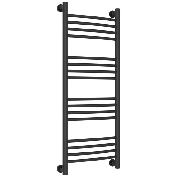 Полотенцесушитель водяной Сунержа Богема+ П16 400x1060 мм (выгнутая перемычка) 15-0221-1040, тёмный титан муар фото 