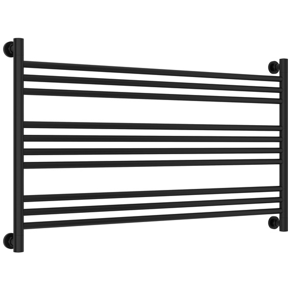 Полотенцесушитель водяной Сунержа Богема L П10 1100x660 мм 31-0202-6011, чёрный матовый фото 