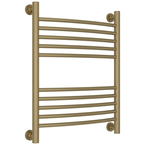 Полотенцесушитель водяной Сунержа Богема+ П10 500x660 мм (выгнутая перемычка) 032-0221-6050, золото матовое фото 