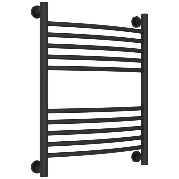 Полотенцесушитель водяной Сунержа Богема+ П10 500x660 мм (выгнутая перемычка) 15-0221-6050, тёмный титан муар фото 