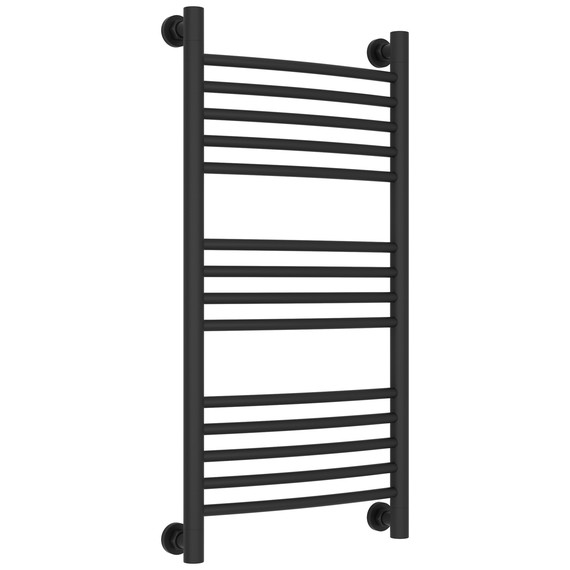 Полотенцесушитель водяной Сунержа Богема+ П14 400x860 мм (выгнутая перемычка) 15-0221-8040, тёмный титан муар фото 