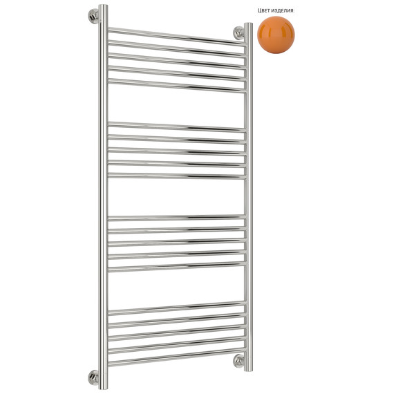Полотенцесушитель водяной Сунержа Богема+ П20 600x1260 мм (прямая перемычка) 2000-0220-1260, жёлто-оранжевый фото 