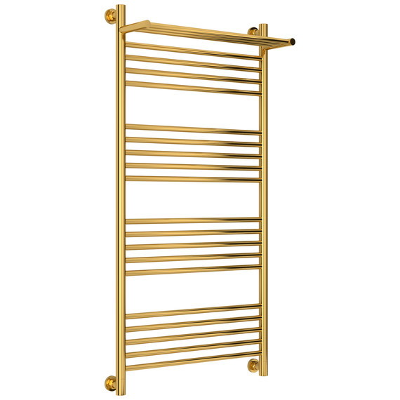 Полотенцесушитель водяной Сунержа Богема+ с полкой П20 600x1260 мм 03-0223-1260, золото фото 