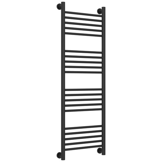 Полотенцесушитель водяной Сунержа Богема+ П20 400x1260 мм (прямая перемычка) 15-0220-1240, тёмный титан муар фото 