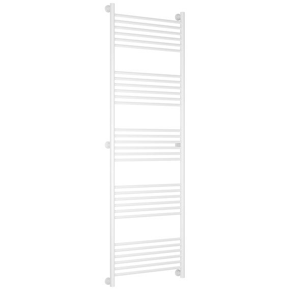 Полотенцесушитель водяной Сунержа Богема+ П30 600x1960 мм (прямая перемычка) 30-0220-1960, белый матовый фото 
