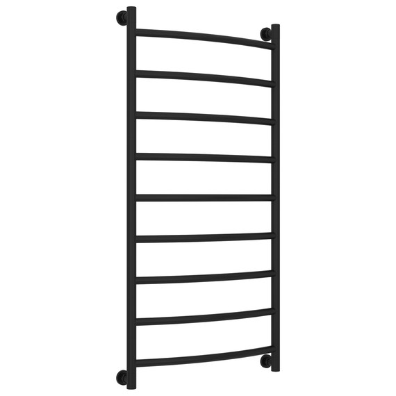 Полотенцесушитель водяной Сунержа Галант+ П9 600x1260 мм 31-0200-1260, чёрный матовый фото 