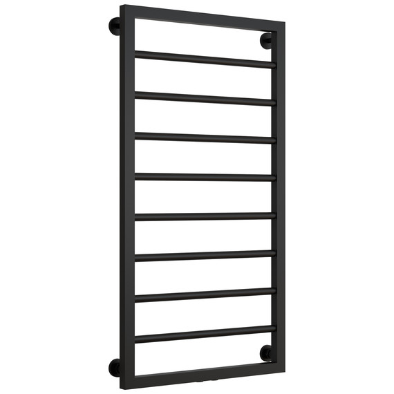 Полотенцесушитель водяной Сунержа Канцлер П8 500x1030 мм 31-0254-1050, чёрный матовый фото 