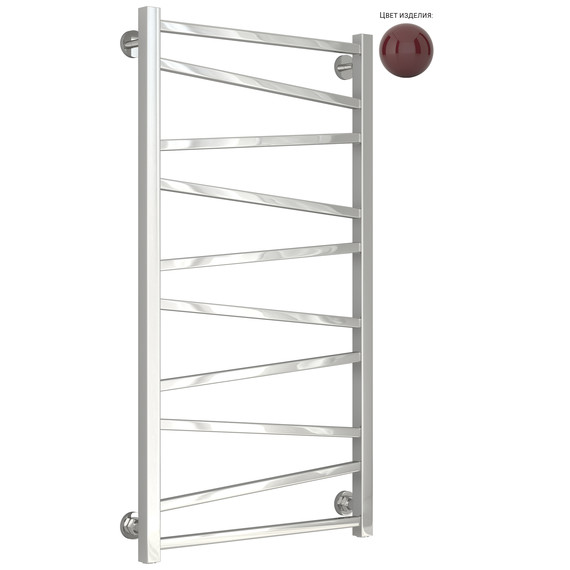 Полотенцесушитель водяной Сунержа Сирокко П10 500x1000 мм 3005-0253-1050, винно-красный фото 