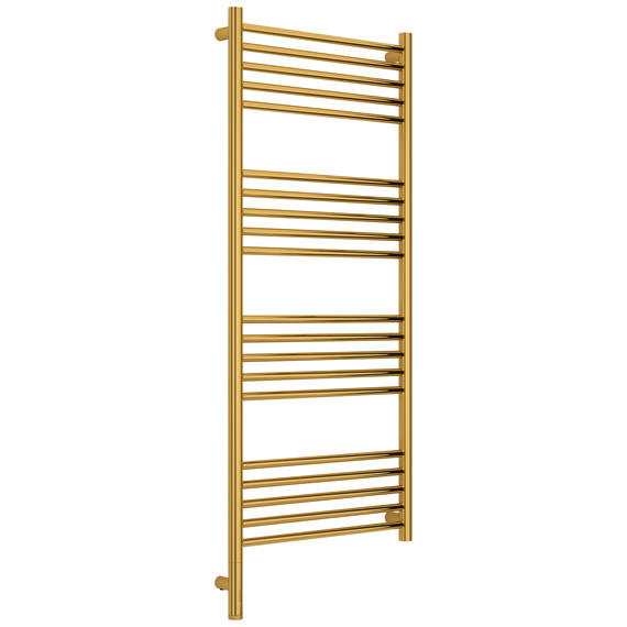 Полотенцесушитель электрический Сунержа Богема 3.1 П20 500x1320 мм (прямая перемычка) 03-6004-1250 L, золото фото 