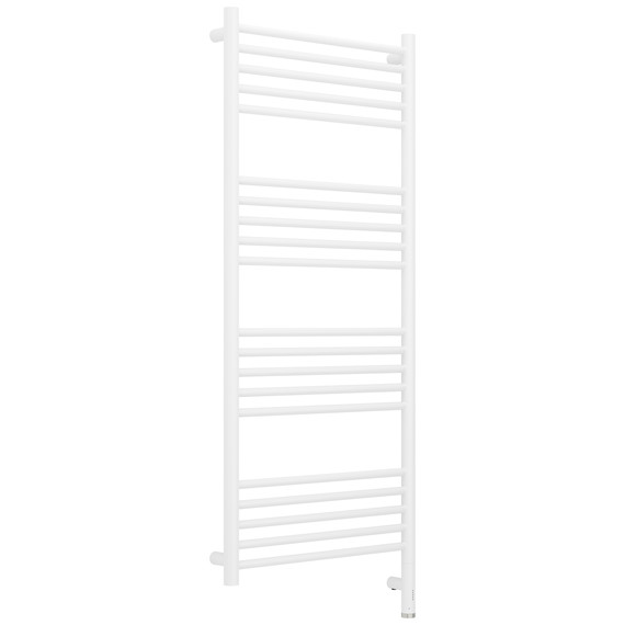 Полотенцесушитель электрический Сунержа Богема 3.1 П20 500x1320 мм (прямая перемычка) 30-6005-1250 R, белый матовый фото 