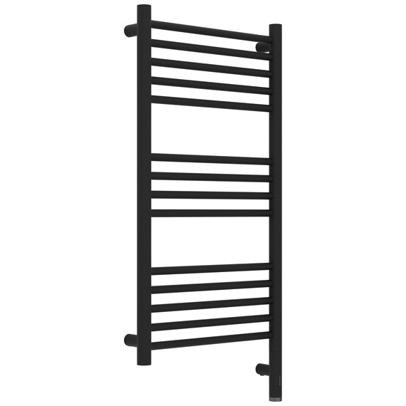 Полотенцесушитель электрический Сунержа Богема 3.1 П14 400x920 мм (прямая перемычка) 15-6005-8040 R, тёмный титан муар фото 