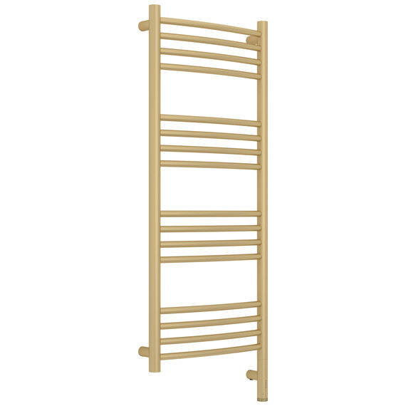 Полотенцесушитель электрический Сунержа Богема 3.1 П16 400x1120 мм (выгнутая перемычка) 022-6003-1040 R, шампань матовый фото 