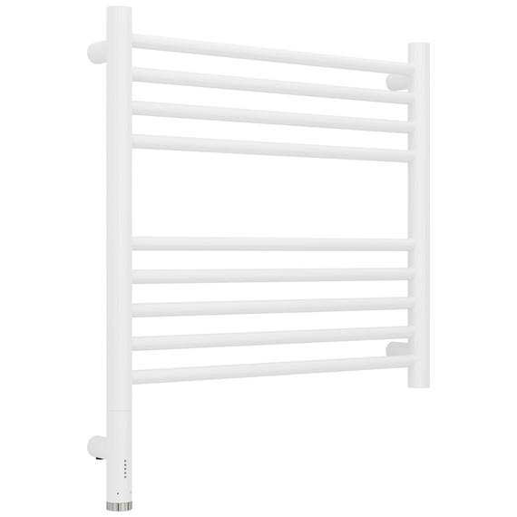 Полотенцесушитель электрический Сунержа Богема 3.1 П9 500x620 мм (прямая перемычка) 30-6004-5050 L, белый матовый фото 