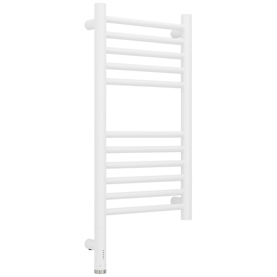 Полотенцесушитель электрический Сунержа Богема 3.1 П11 300x720 мм (прямая перемычка) 30-6004-6030 L, белый матовый фото 