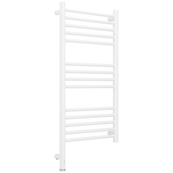 Полотенцесушитель электрический Сунержа Богема 3.1 П14 400x920 мм (прямая перемычка) 30-6004-8040 L, белый матовый фото 