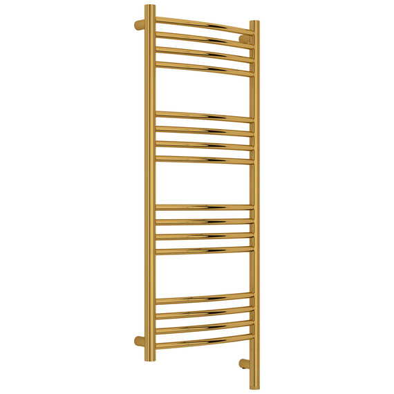 Полотенцесушитель электрический Сунержа Богема 3.1 П16 400x1120 мм (выгнутая перемычка) 03-6003-1040 R, золото фото 