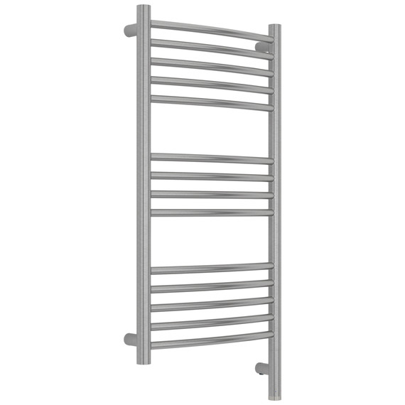 Полотенцесушитель электрический Сунержа Богема 3.1 П14 400x920 мм (выгнутая перемычка) 071-6003-8040 R, сатин фото 