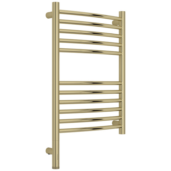 Полотенцесушитель электрический Сунержа Богема 3.1 П11 400x720 мм (выгнутая перемычка) 020-6002-6040 L, шампань фото 