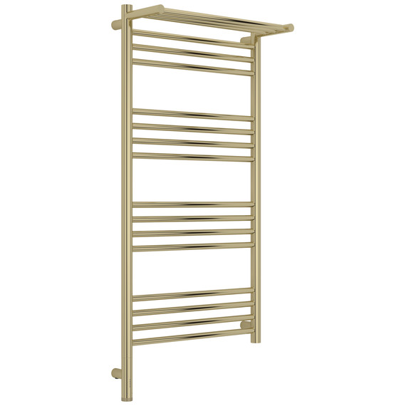 Полотенцесушитель электрический Сунержа Богема 3.1 с полкой П16 500x1120 мм 020-6006-1050 L, шампань фото 