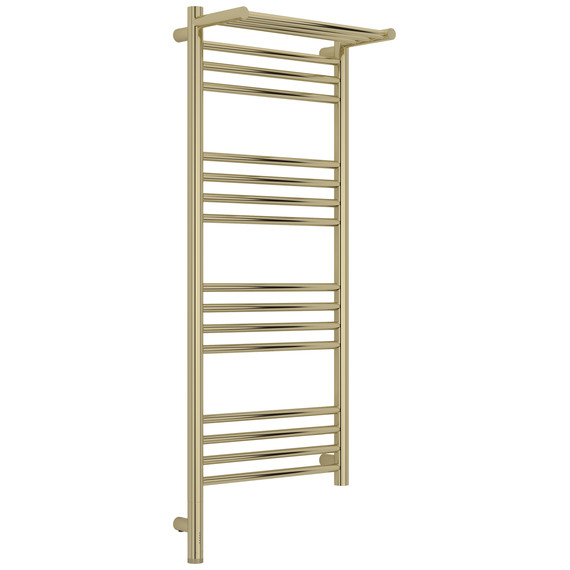 Полотенцесушитель электрический Сунержа Богема 3.1 с полкой П16 400x1120 мм 020-6006-1040 L, шампань фото 