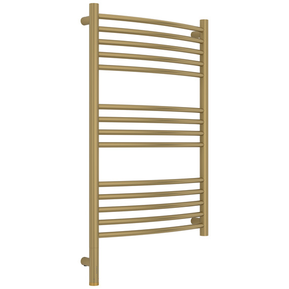 Полотенцесушитель электрический Сунержа Богема 3.1 П14 500x920 мм (выгнутая перемычка) 32-6002-8050 L, золотой шёлк фото 