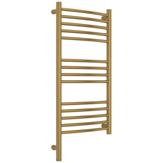 Полотенцесушитель электрический Сунержа Богема 3.1 П14 400x920 мм (выгнутая перемычка) 051-6002-8040 L, состаренная латунь фото 