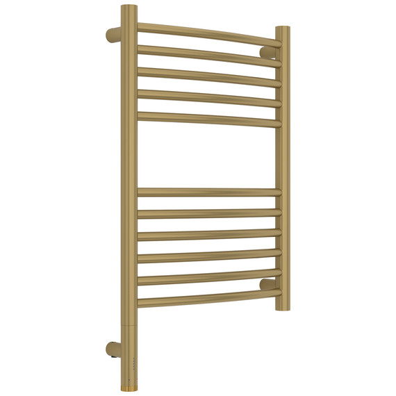 Полотенцесушитель электрический Сунержа Богема 3.1 П11 400x720 мм (выгнутая перемычка) 32-6002-6040 L, золотой шёлк фото 