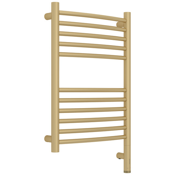 Полотенцесушитель электрический Сунержа Богема 3.1 П11 400x720 мм (выгнутая перемычка) 022-6003-6040 R, шампань матовый фото 