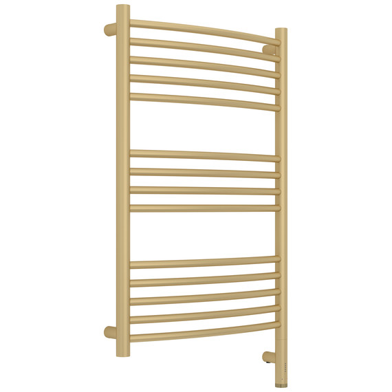 Полотенцесушитель электрический Сунержа Богема 3.1 П14 500x920 мм (выгнутая перемычка) 022-6003-8050 R, шампань матовый фото 