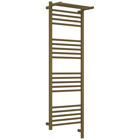 Полотенцесушитель электрический Сунержа Богема 3.1 с полкой П20 400x1320 мм 05-6007-1240 R, состаренная бронза фото 