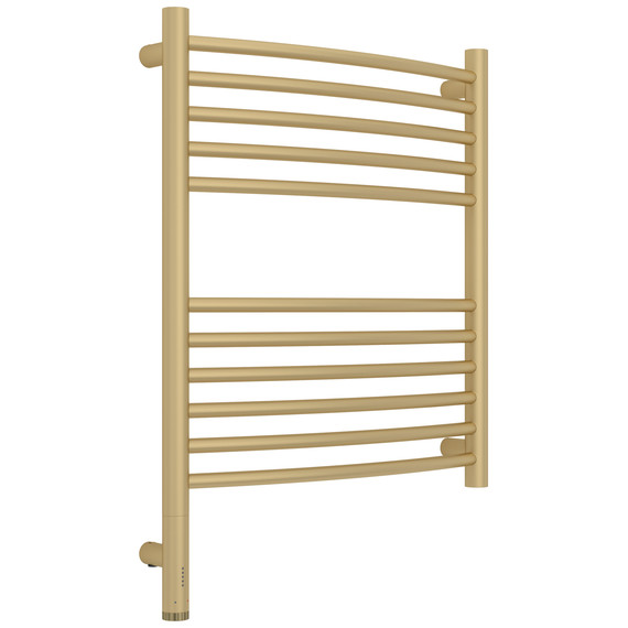 Полотенцесушитель электрический Сунержа Богема 3.1 П11 500x720 мм (выгнутая перемычка) 022-6002-6050 L, шампань матовый фото 