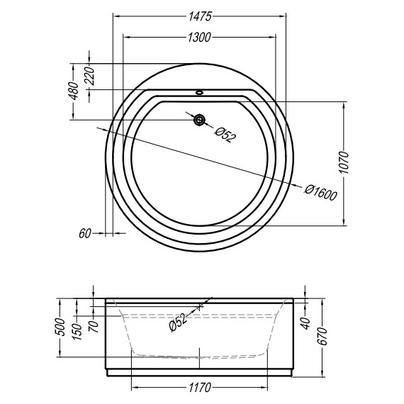 Ванна отдельностоящая Kolpa-San Vivo 160x160 см фото 3