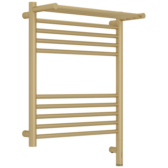 Полотенцесушитель электрический Сунержа Богема 3.1 с полкой П10 500x720 мм 022-6007-6050 R, шампань матовый фото 