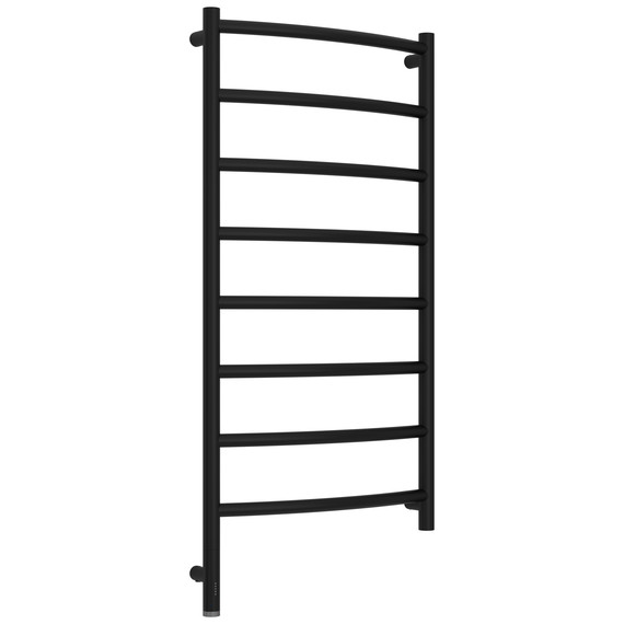 Полотенцесушитель электрический Сунержа Галант 3.1 П8 500x1120 мм 31-6000-1050 L, чёрный матовый фото 