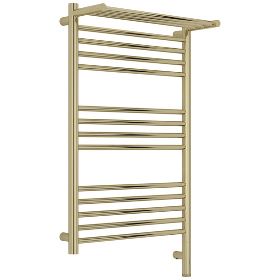 Полотенцесушитель электрический Сунержа Богема 3.1 с полкой П14 500x920 мм 020-6007-8050 R, шампань фото 