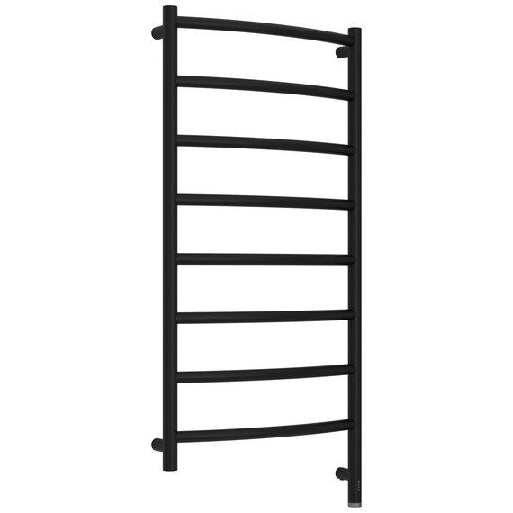 Полотенцесушитель электрический Сунержа Галант 3.1 П8 500x1120 мм 31-6001-1050 R, чёрный матовый фото 