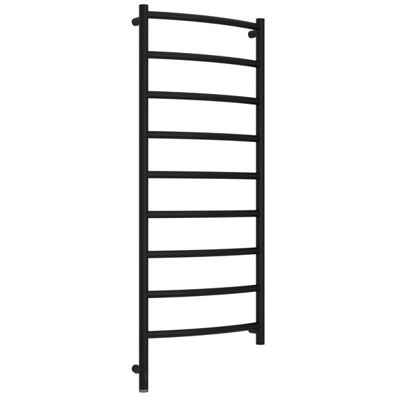 Полотенцесушитель электрический Сунержа Галант 3.1 П9 500x1320 мм 31-6000-1250 L, чёрный матовый фото 