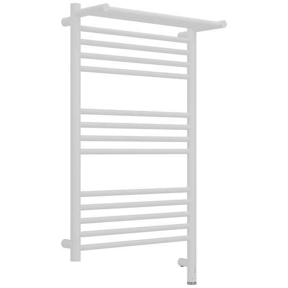 Полотенцесушитель электрический Сунержа Богема 3.1 с полкой П14 500x920 мм 30-6007-8050 R, белый матовый фото 