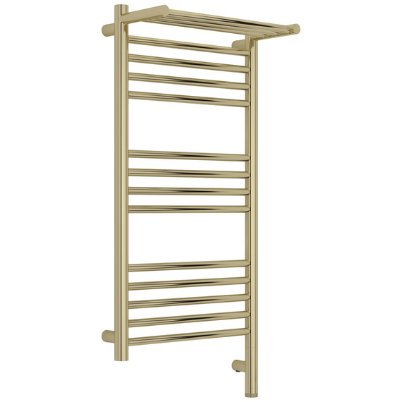 Полотенцесушитель электрический Сунержа Богема 3.1 с полкой П14 400x920 мм 020-6007-8040 R, шампань фото 