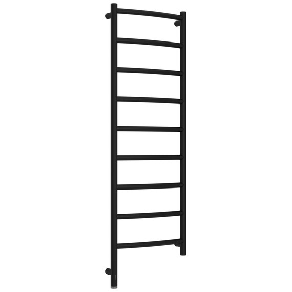 Полотенцесушитель электрический Сунержа Галант 3.1 П9 400x1320 мм 31-6000-1240 L, чёрный матовый фото 