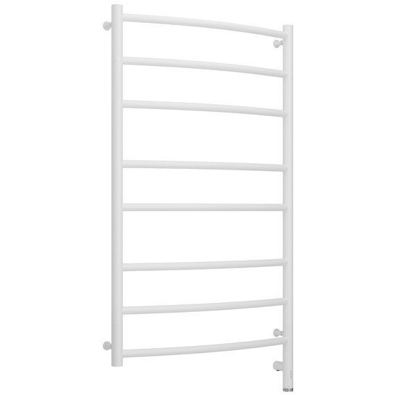 Полотенцесушитель электрический Сунержа Галант 3.0 П8 600x1120 мм 30-5801-1060 R, белый матовый фото 