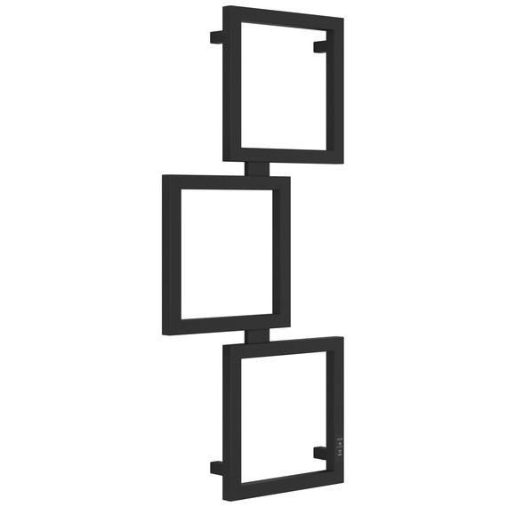 Полотенцесушитель электрический Сунержа Этюд П6 300x1050 мм 31-0847-1050 R, чёрный матовый фото 