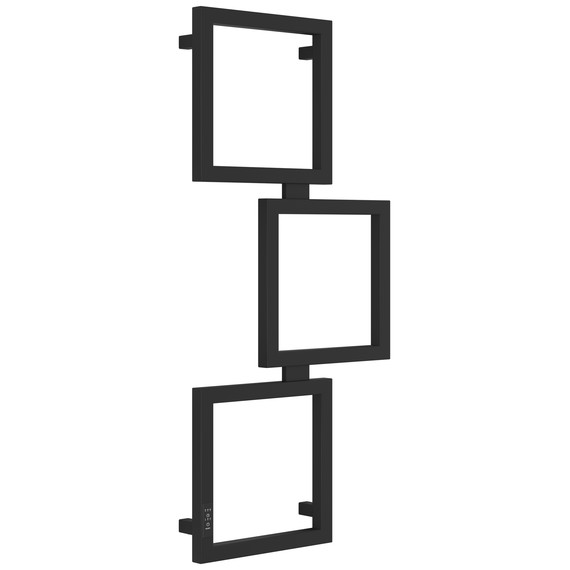 Полотенцесушитель электрический Сунержа Этюд П6 300x1050 мм 31-0846-1050 L, чёрный матовый фото 
