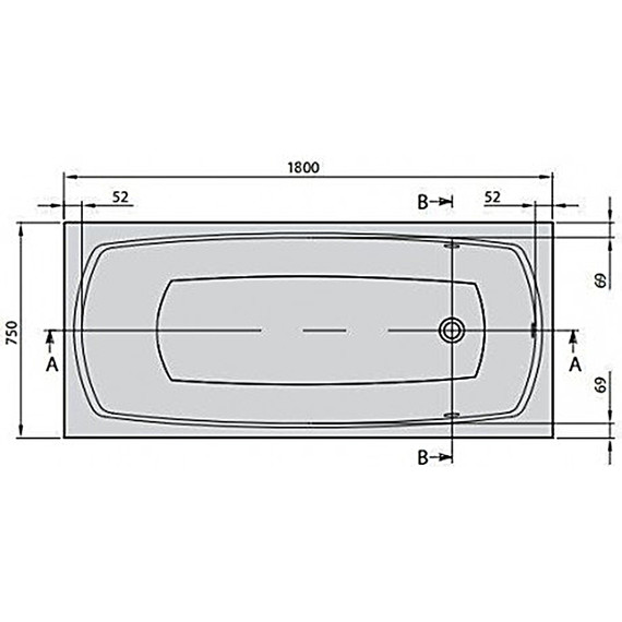 Ванна каменная Marmo Bagno Элза 180х75 см фото 2